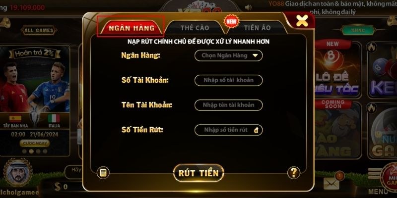 Rút Tiền Yo88