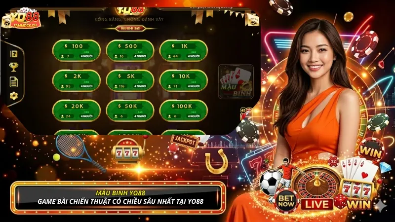 Mậu Binh là một game bài YO88 có chiều sâu chiến thuật