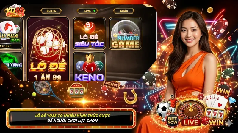 Lô đề YO88 có nhiều hình thức cược để người chơi lựa chọn