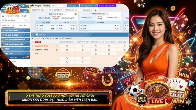 O Thể thao YO88 phù hợp với người chơi muốn săn odds đẹp theo diễn biến trận đấu
