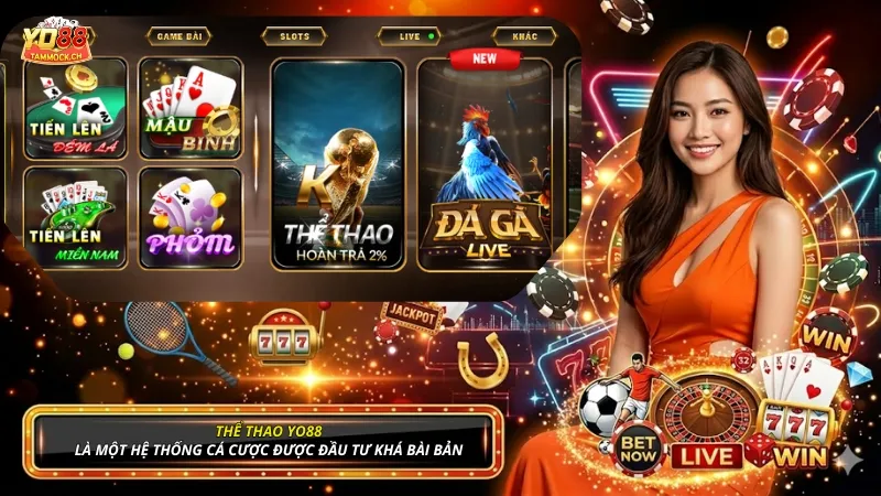 Sảnh cược Thể thao YO88 được đầu tư khá bài bản